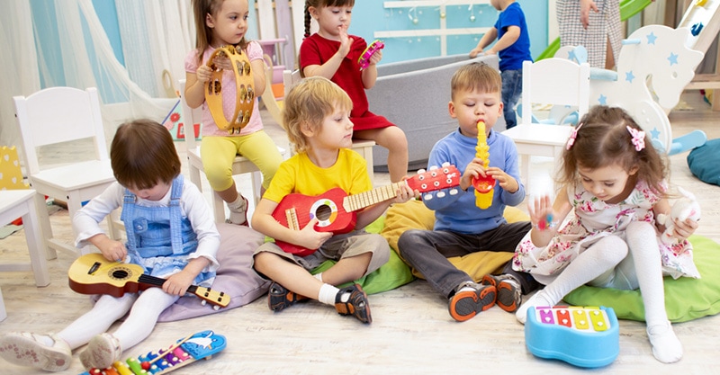 Learning music with children