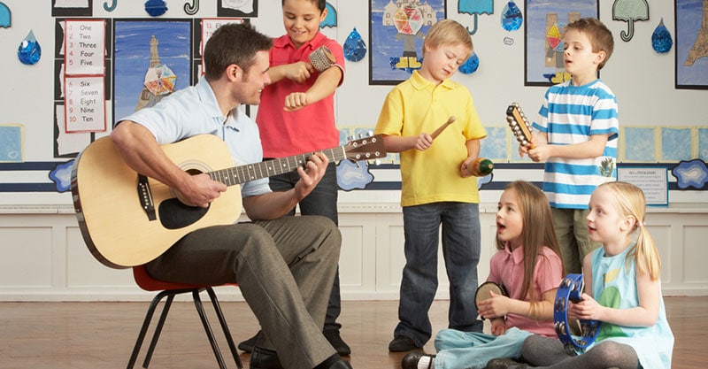 Learning music with children